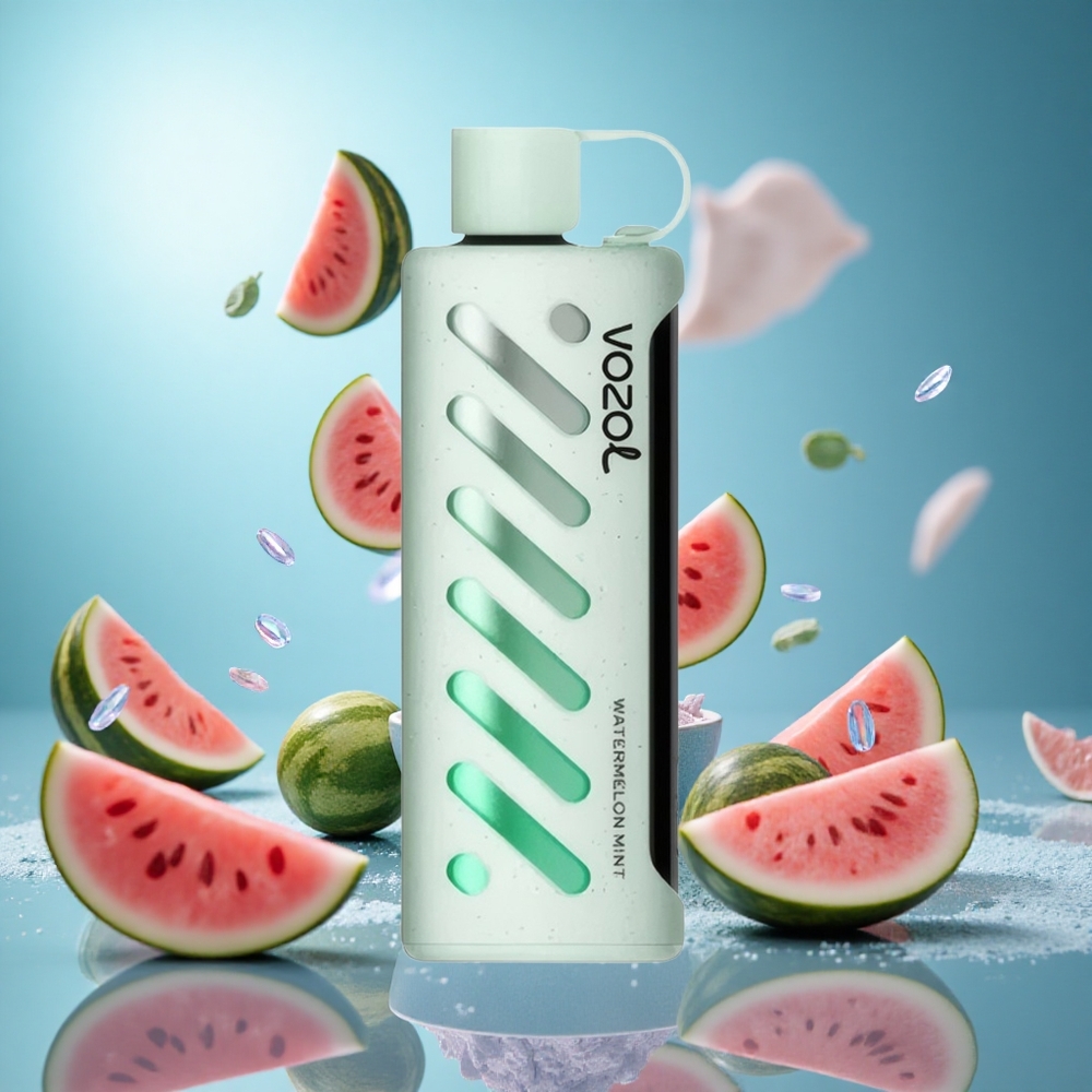 VOZOL Gear Shisha 25000 Puffs Vattenmelon Mynta 30 Läckra Smaker S.i.L.C Tech partihandel Sverige