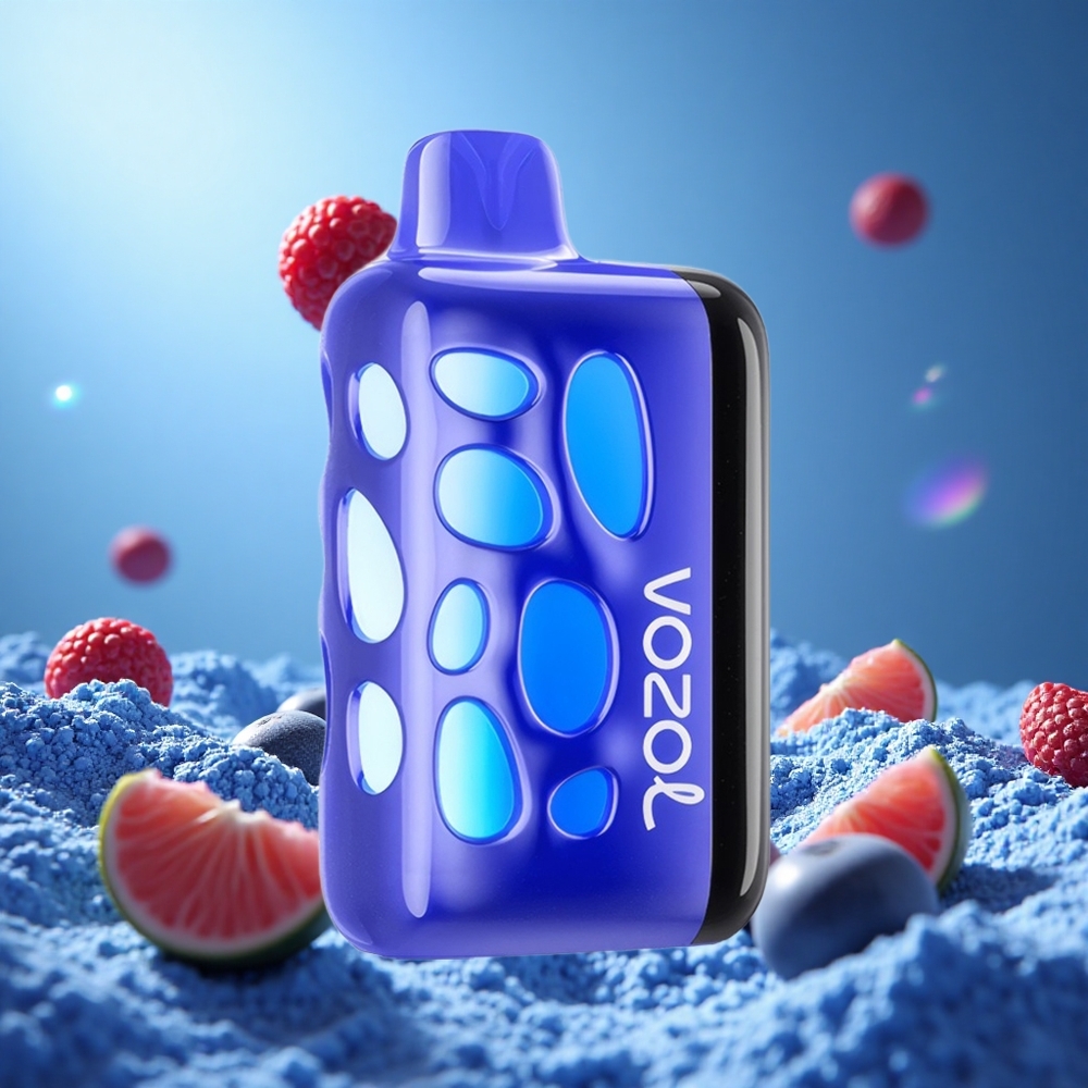 VOZOL RAVE 40000 Blåbär Is 270 grader Vibrant Glow Design 1000mAh Batterikapacitet partihandel Sverige