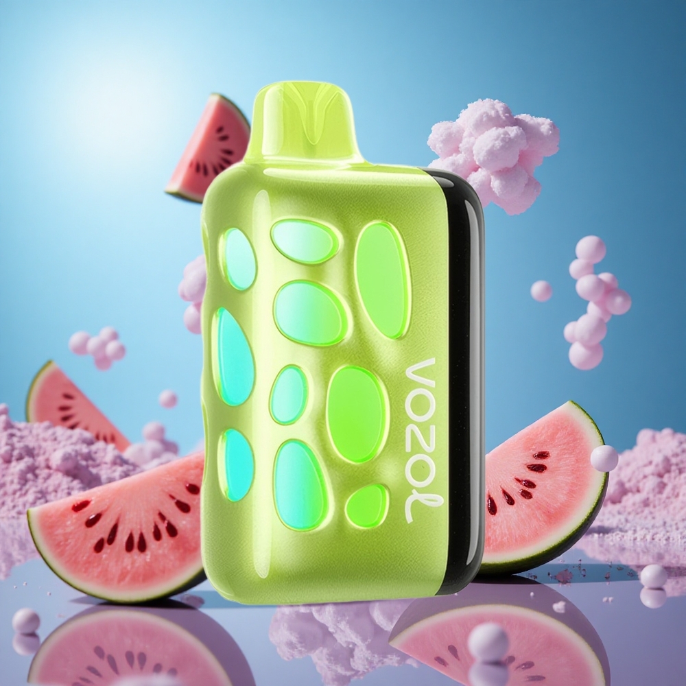 VOZOL RAVE 40000 Disposable Vaste Vattenmelon Tuggummi 270 Graders Livfull Glöddesign 1000mAh Batterikapacitet partihandel Sverige