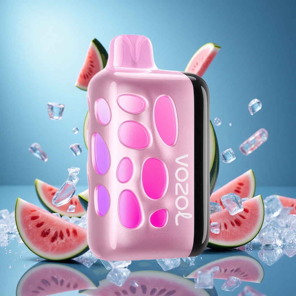VOZOL RAVE 40000 Disposable Vepipa 270 graders Vibrant Glow Design Beat-Synced Party Mode Vattenmelon Is partihandel Sverige