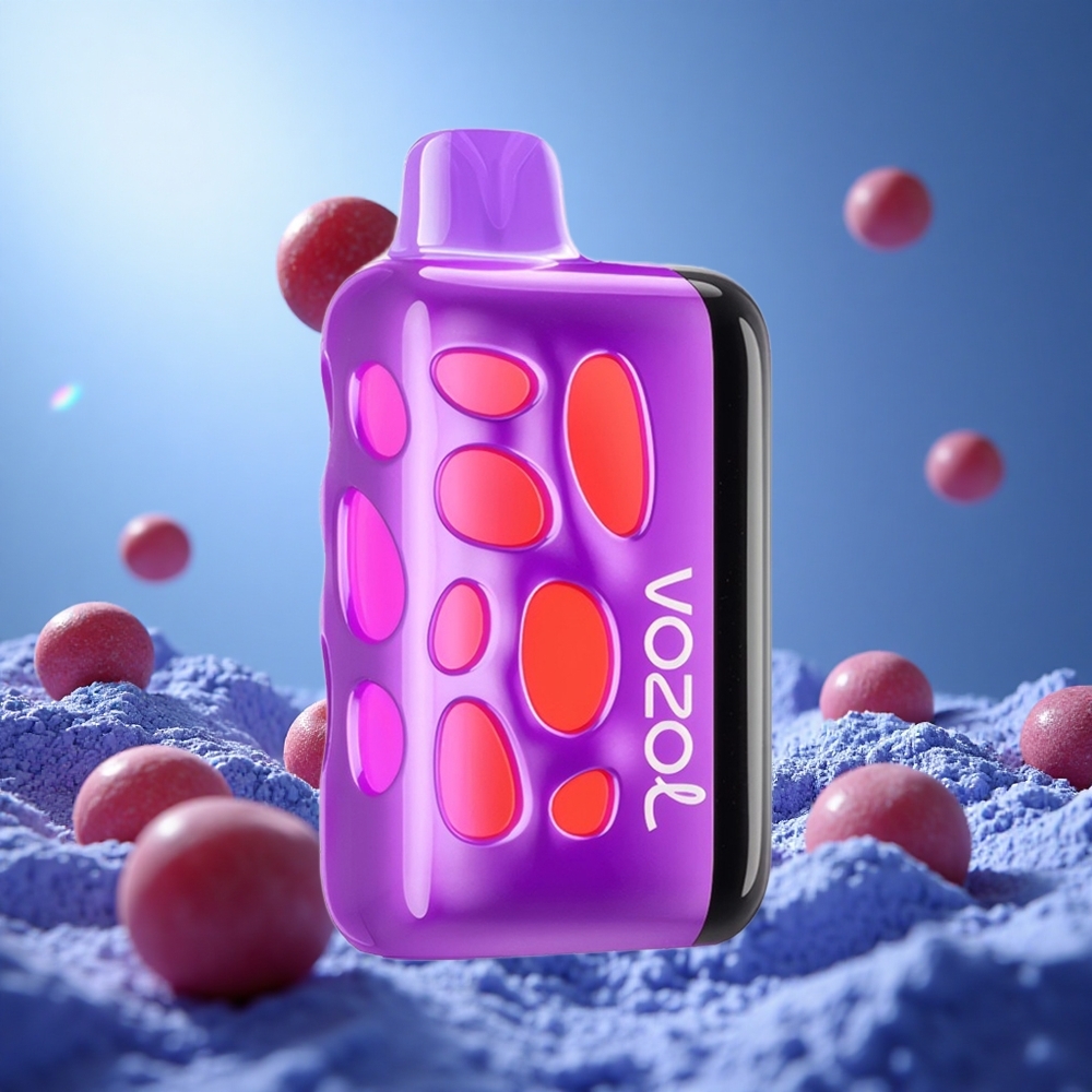 VOZOL RAVE 40000 Engångsvape Grape Is (Druva Is) 270 Grader Ljusdesign 1000mAh Batterikapacitet partihandel Sverige