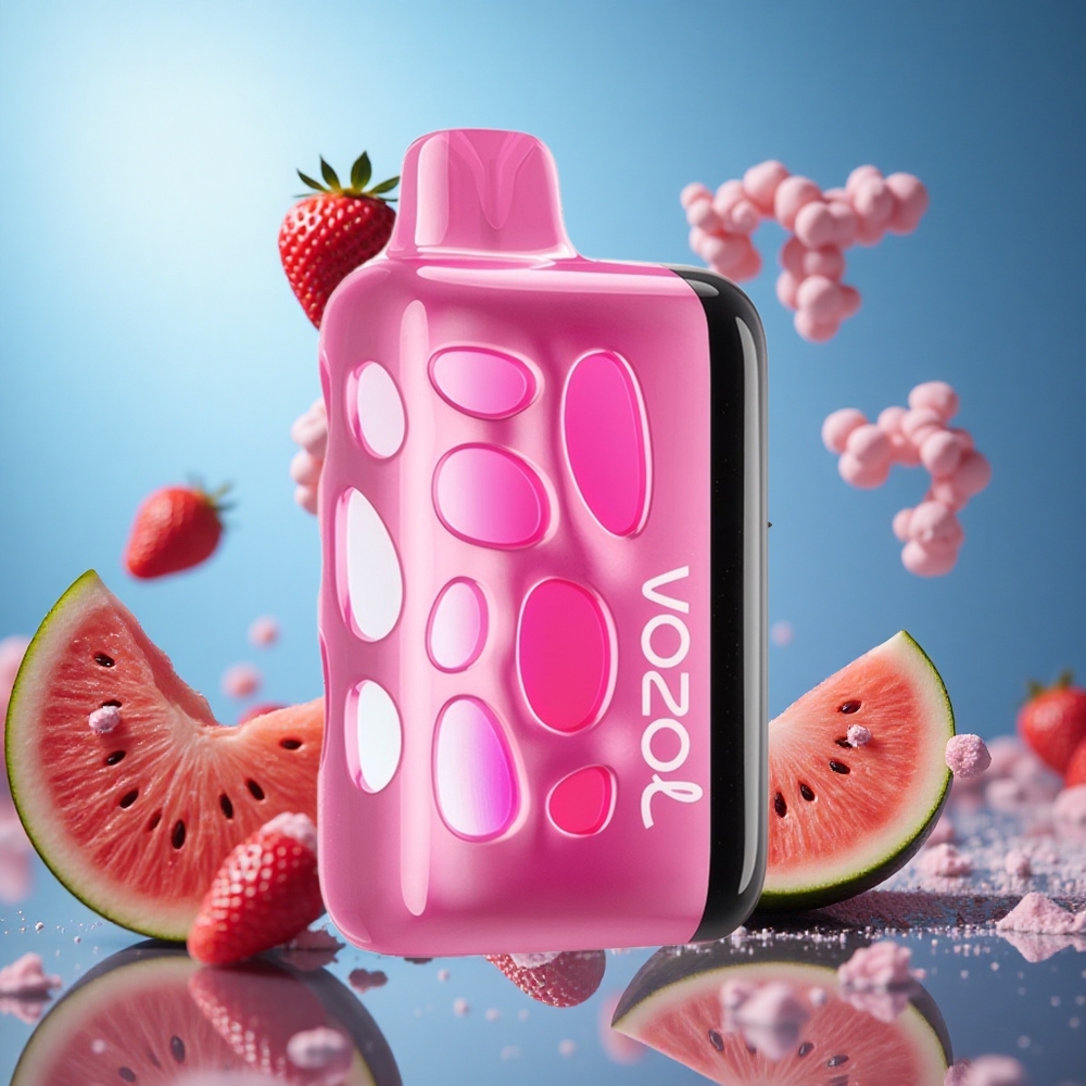 VOZOL RAVE 40000 Engångsvape Jordgubb Vattenmelon 270 grader Vibrant Glow Design 1000mAh Batterikapacitet partihandel Sverige