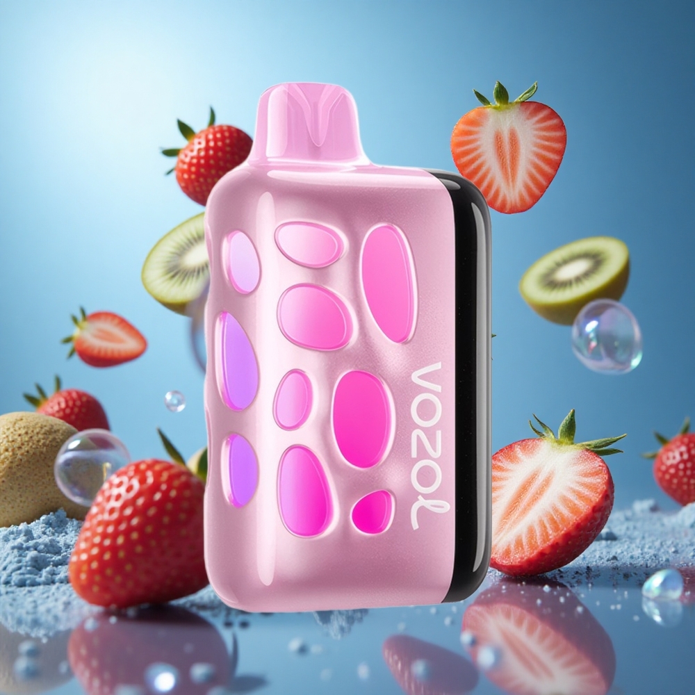 VOZOL RAVE 40000 Jordgubbe Kiwi 270 Graders Vibrant Glow Design Beat-Synced Party Mode partihandel Sverige