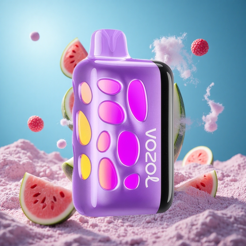 VOZOL RAVE 40000 Vattenmelon Rädisa Engångsvape 270 grader Vibrant Glow Design 1000mAh Batterikapacitet partihandel Sverige
