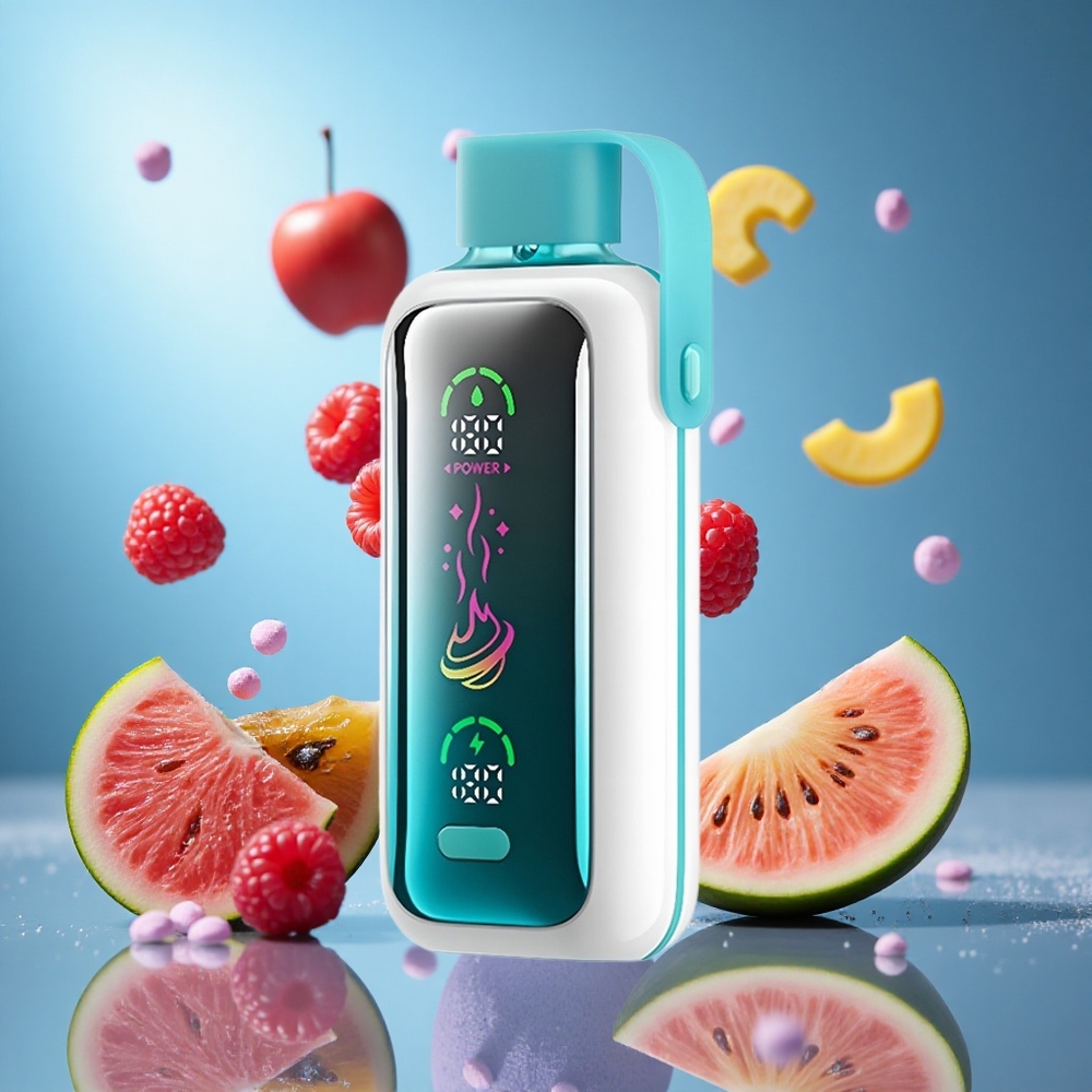 VOZOL Star 20000 Puffs 2,2" HD-spegelskärm Dual Mesh Hallon Äpple Vattenmelon Ananas partihandel Sverige