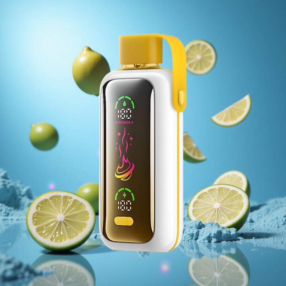 VOZOL Star 20000 Puffs Citron Lime 2,2" HD-spegelskärm Dual mesh partihandel Sverige