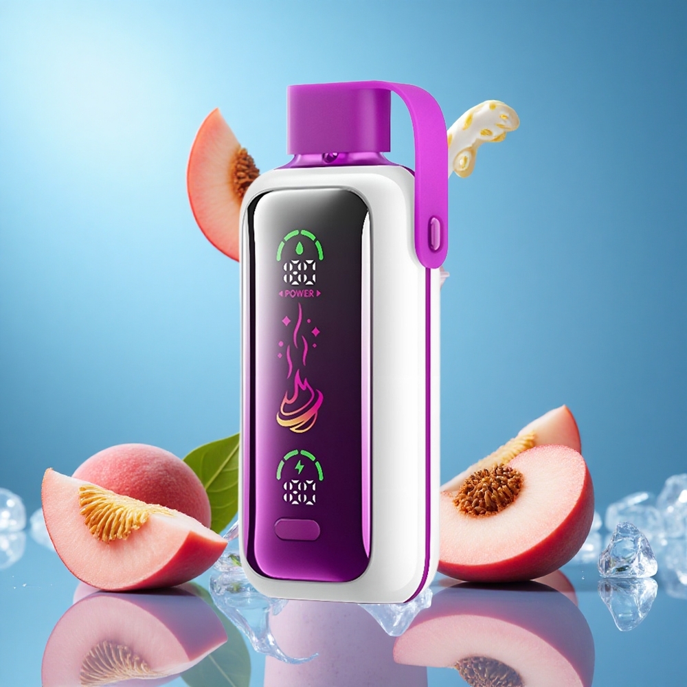 VOZOL Star 20000 Puffs Persika Is Dual mesh 650mAh partihandel Sverige