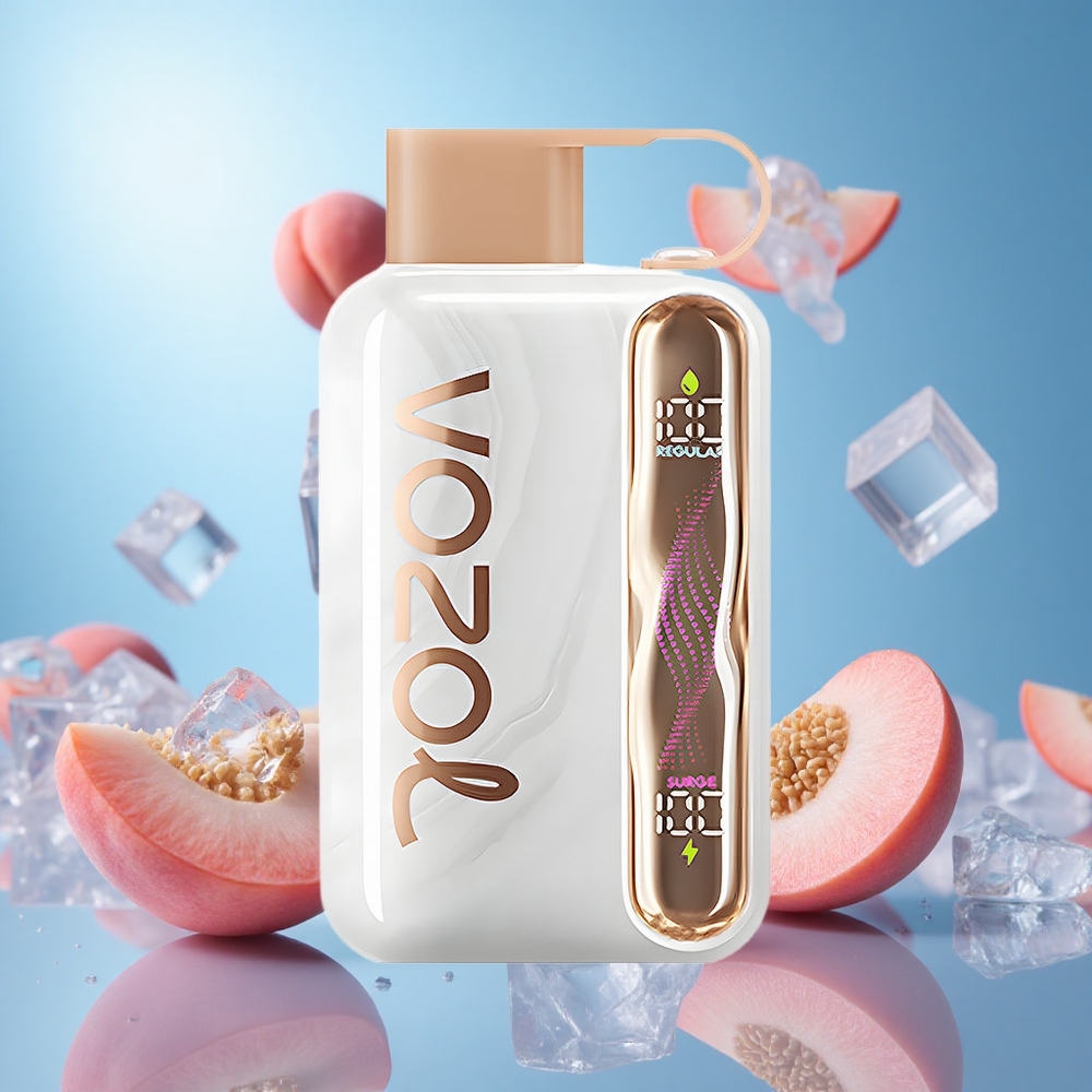 VOZOL STAR 40000 Puffs Engångsvape Persika Is (Batterikapacitet: 1000mAh, Laddningsport: Type-C) partihandel Sverige