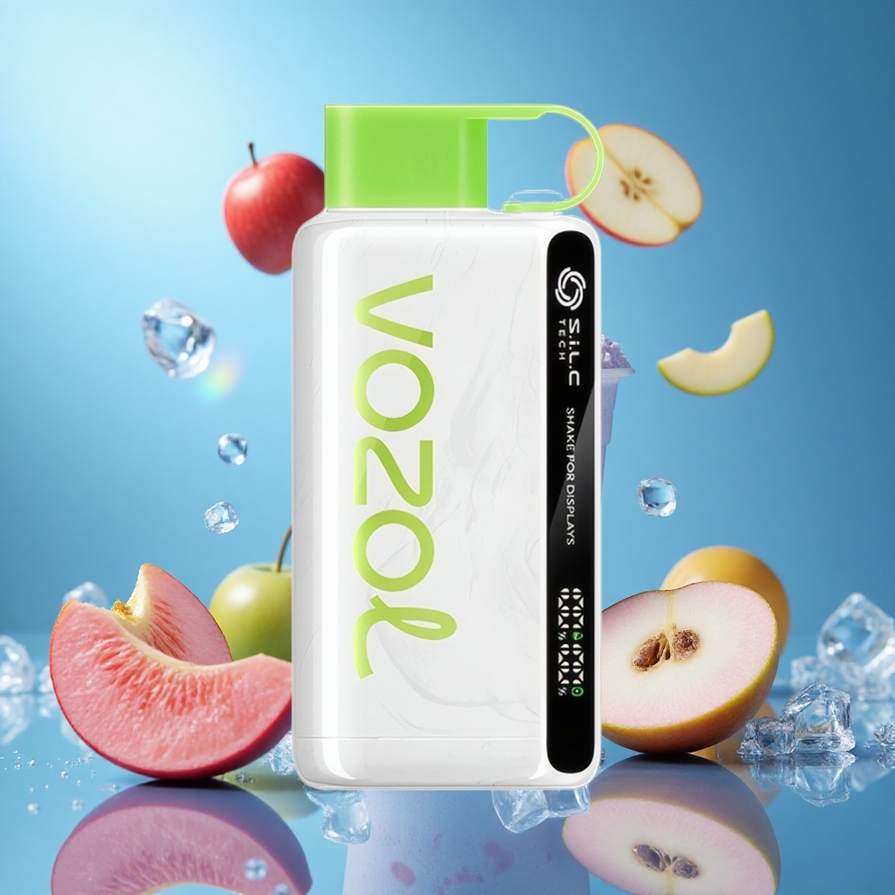 VOZOL STAR 9000/12000 Engångs Vape Sur Äpple Is Skaka för display 30% snabbare laddning partihandel Sverige