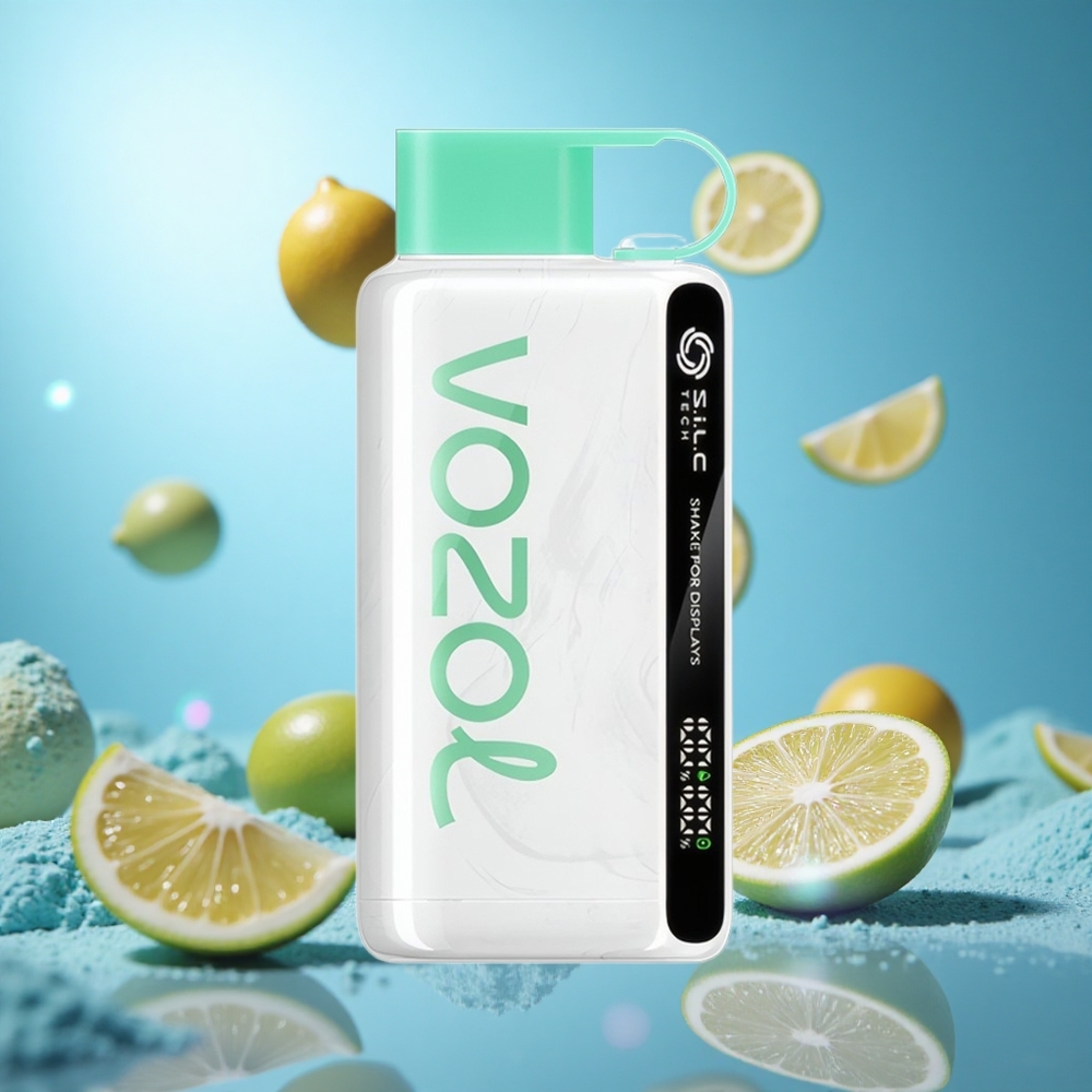VOZOL STAR 9000/12000 Engångsvape Citronmynta Skaka för display 30% snabbare laddning partihandel Sverige