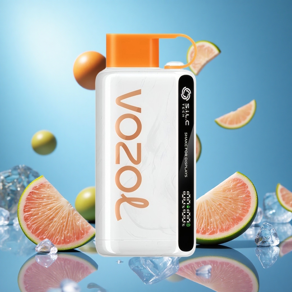 VOZOL STAR 9000/12000 Engångsvape Mexikansk Mango Is Skaka för display 30% snabbare laddning partihandel Sverige