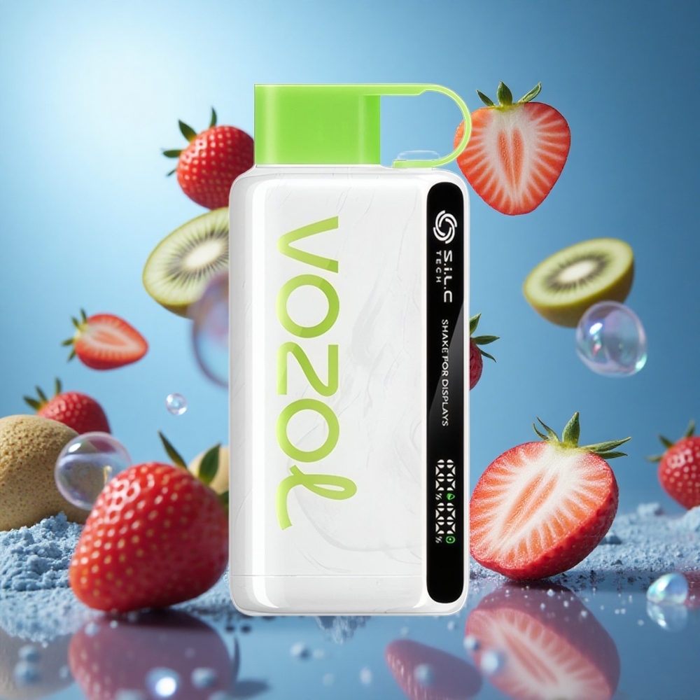 VOZOL STAR 9000/12000 Skakning för display Snabbare laddning Jordgubbe Kiwi partihandel Sverige