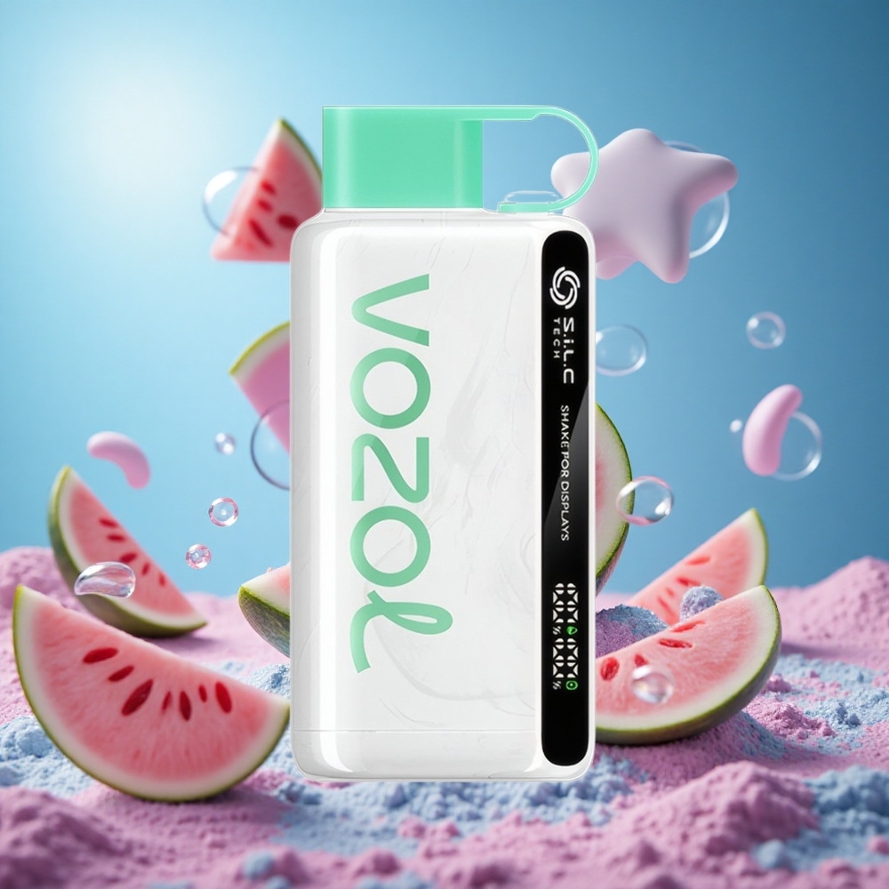 VOZOL STAR 9000/12000 Vattenmelon Tuggummi Skaka för display 30% snabbare laddning partihandel Sverige