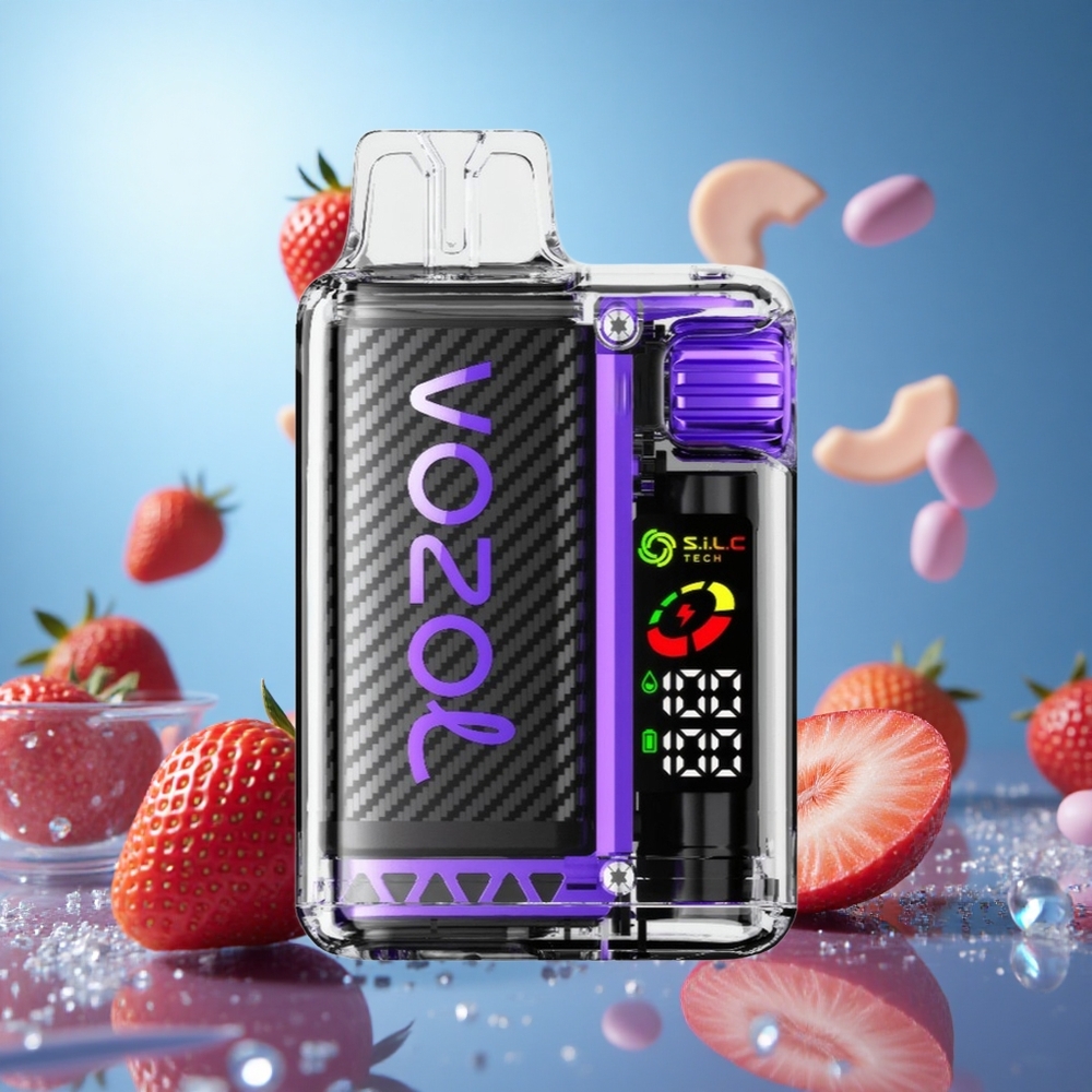 VOZOL Vista 20000 Puffs Jordgubb Mango Laddningsbar Batteri: 650mAh OLED Skärm partihandel Sverige